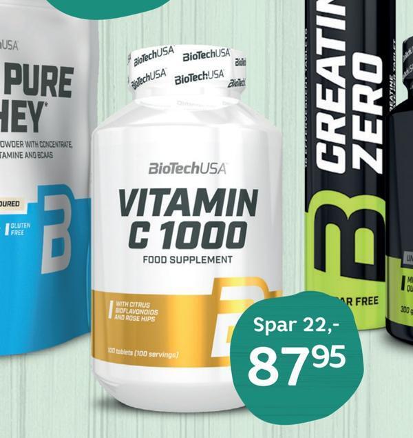 Vitamin c 1000 tilbud hos Din Lokale Helsekost