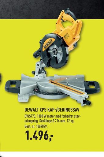 Johannes Fog Dewalt xps kap-/geringssav tilbud