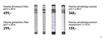 Johannes Fog Fibertex driveway & patio tilbud