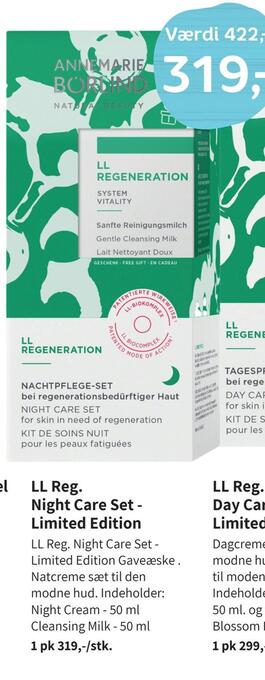 Helsam Ll reg. night care set - limited edition tilbud