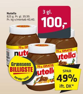 Fleggaard Nutella tilbud