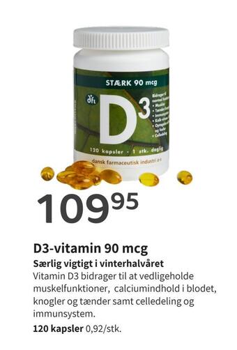 D3-vitamin 90 mcg