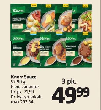 Fleggaard Knorr sauce tilbud
