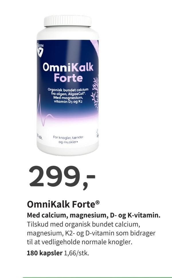 Helsam Omnikalk forte® tilbud