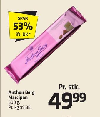 Fleggaard Anthon berg marcipan tilbud