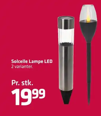 Fleggaard Solcelle lampe led tilbud