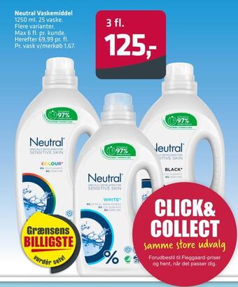 Fleggaard Neutral vaskemiddel tilbud