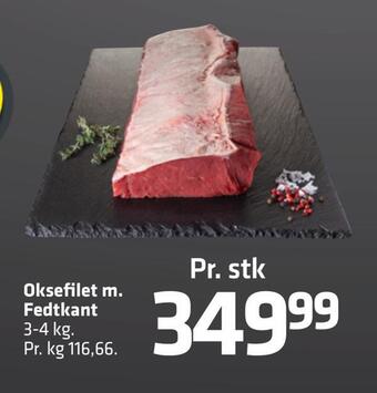 Fleggaard Oksefilet m. fedtkant tilbud