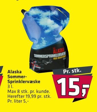 Fleggaard Alaska sommer- sprinklervæske tilbud
