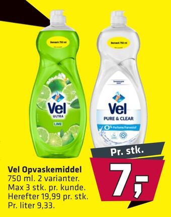 Fleggaard Vel opvaskemiddel tilbud