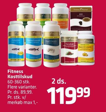 Fleggaard Fitness kosttilskud tilbud