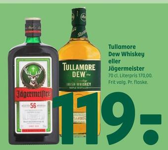 Coop 365 Tullamore dew whiskey eller jägermeister tilbud
