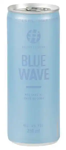 Blue wave 4%, 25 cl