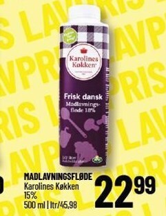 Løvbjerg Madlavningsfløde tilbud