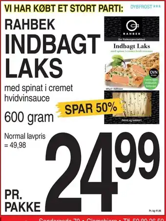 ABC Lavpris RAHBEK INDBAGT LAKS tilbud