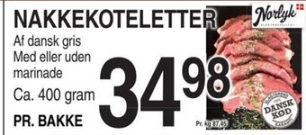 ABC Lavpris NAKKEKOTELETTER tilbud