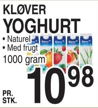 ABC Lavpris KLØVER YOGHURT tilbud