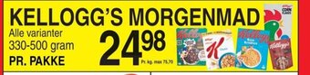 ABC Lavpris KELLOGG'S MORGENMAD tilbud