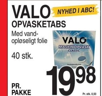 VALO OPVASKETABS