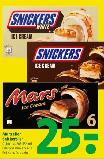 Coop 365 Snickers issnacks tilbud