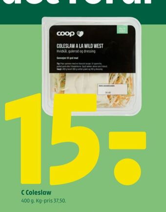 Coop 365 Coop c coleslaw tilbud