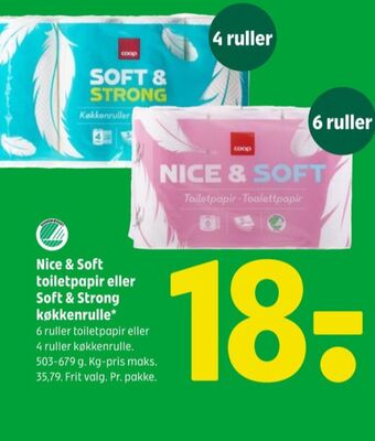 Coop 365 Nice & soft toiletpapir tilbud
