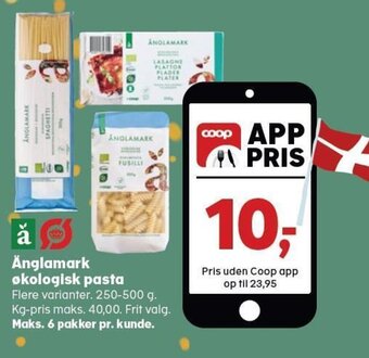 Kvickly Änglamark økologisk pasta tilbud