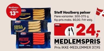 Kvickly Steff Houlberg pølser tilbud