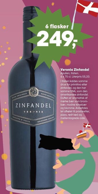 Kvickly Veronia Zinfandel tilbud