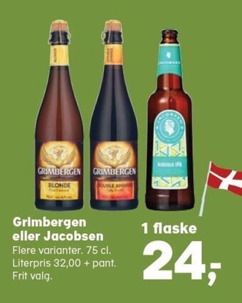 Kvickly Grimbergen eller Jacobsen tilbud