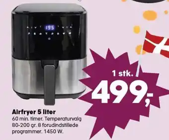 Kvickly Airfryer 5 liter tilbud
