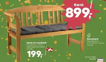 Kvickly Rosenbænk tilbud