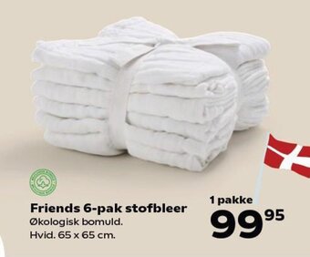 Kvickly Friends 6-pak stofbleer tilbud