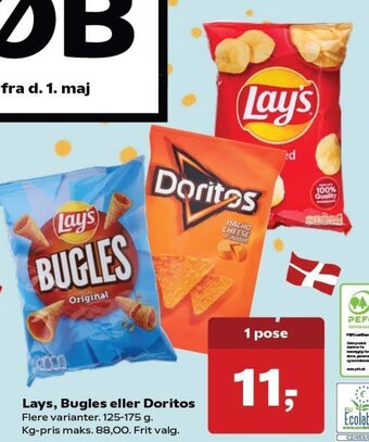 Kvickly Lays, Bugles eller Doritos tilbud
