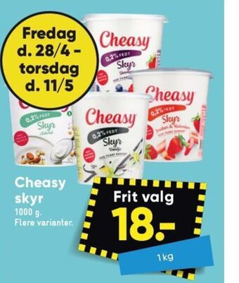 Bilka Cheasy Skyr tilbud