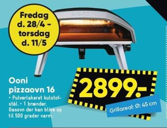 Bilka Ooni pizzaovn 16 tilbud
