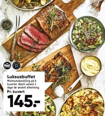 Bilka Luksusbuffet tilbud