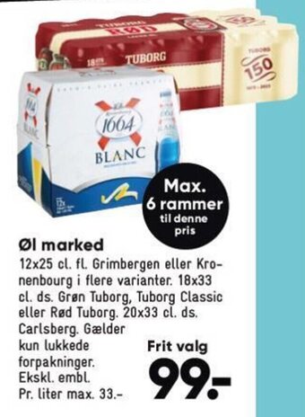 Bilka Øl marked tilbud