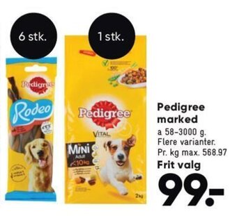 Bilka Pedigree marked tilbud