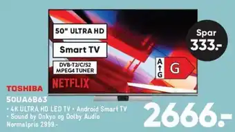 Bilka TOSHIBA 50UA6B63 tilbud