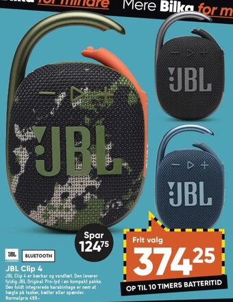 Bilka JBL Clip 4 tilbud