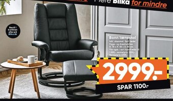 Bilka Bonn lænestol tilbud