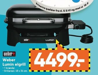 Bilka Weber Lumin elgrill tilbud