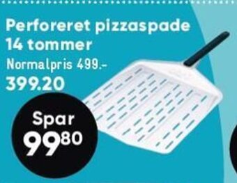 Perforeret pizzaspade 14 tommer