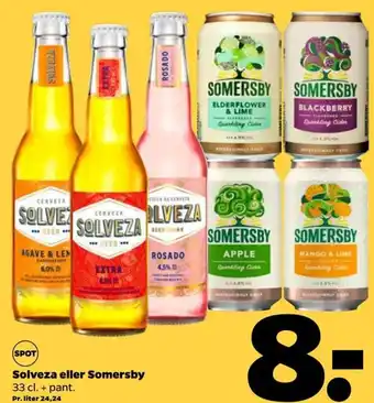 Netto Solveza eller Somersby tilbud