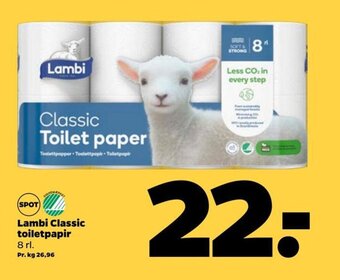 Netto Lambi Classic toiletpapir tilbud