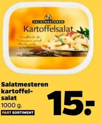 Netto Salatmesteren kartoffel-salat 1000 g. tilbud