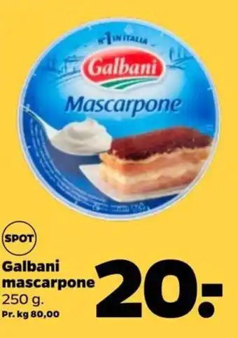 Netto Galbani Mascarpone tilbud