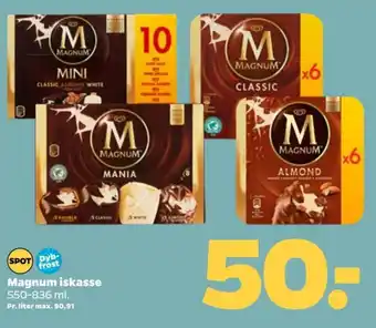 Netto Magnum iskasse 550-836 ml. tilbud