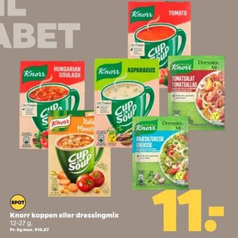 Netto Knorr koppen eller dressingmix tilbud
